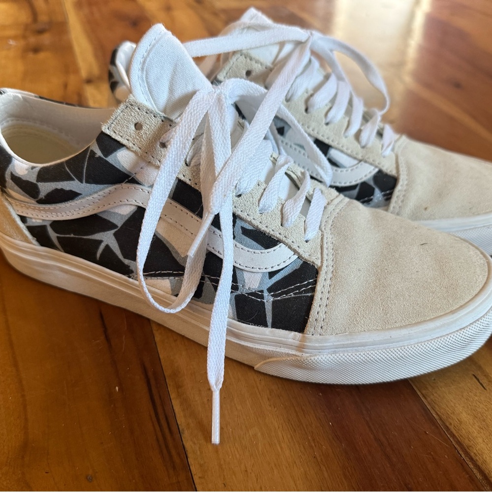 Vans Monochrome Checkered Sneakers